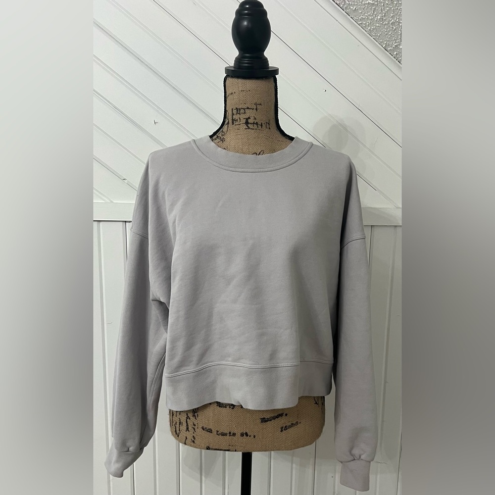 Lululemon Women Sweatshirt Cropped Crew